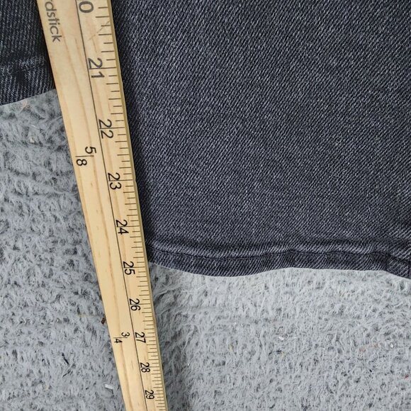 Madewell Jeans Womens 27 Black Stretch Mid Rise Cali Demi Boot - Picture 6 of 13